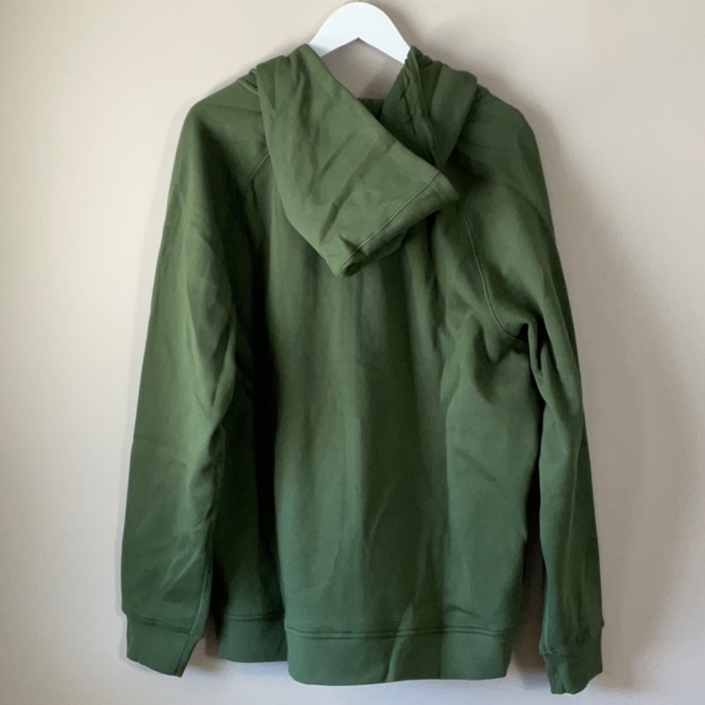 The Postgame Full Zip Hoodie Olive Green - Picture 4 of 5